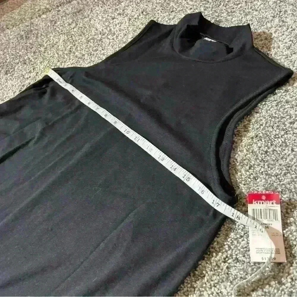 Joe Boxer Black Loose Fitting Mock Neck Tank Dress Size M -NWT - Picture 2 of 6